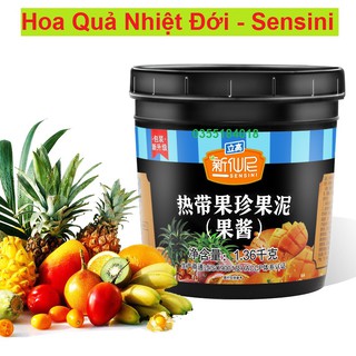 Mứt Hoa Quả Nhiệt Đới Sensini Pha chế trà sữa - Trà hoa quả hộp 1.36kG