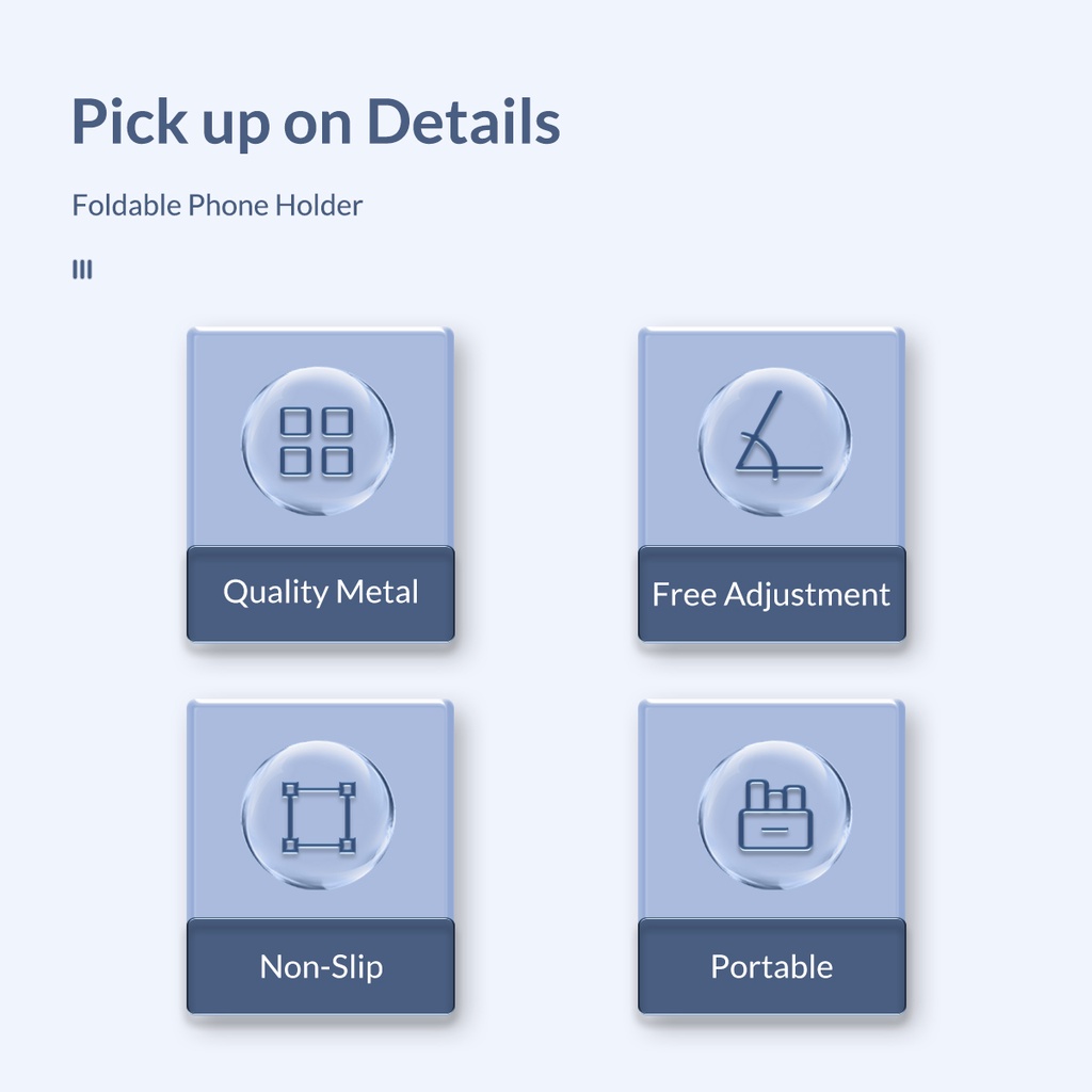 ORICO Giá Đỡ Điện Thoại Đa Năng Bằng Kim Loại