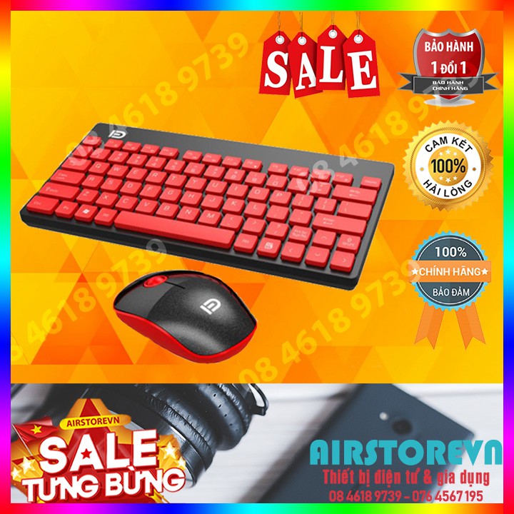 Bộ Bàn phím + Chuột không dây Wireless FD1500