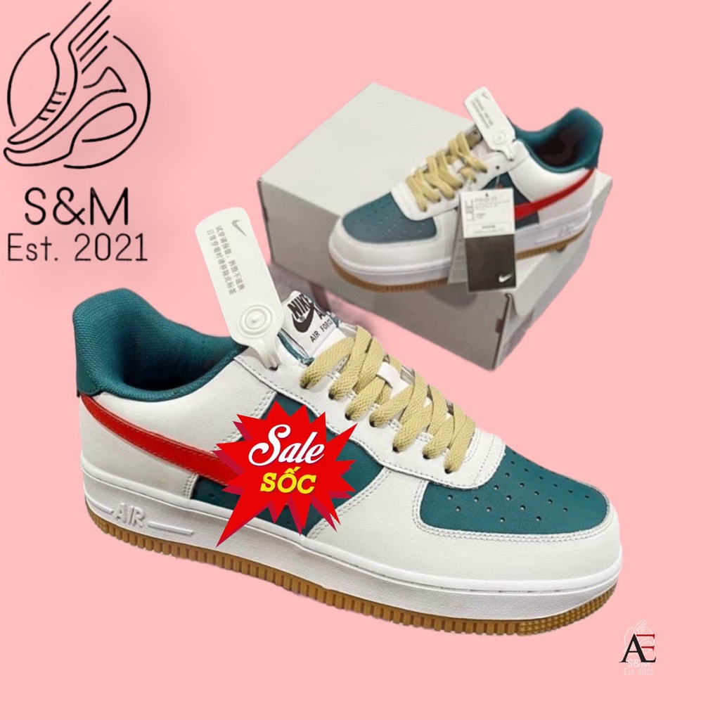 GIÀY SNEAKER AF1 MÀU XANH ĐỎ , Giày_Nike Gucci, Giày AF1 Gucci Hàng Cao Cấp | BigBuy360 - bigbuy360.vn