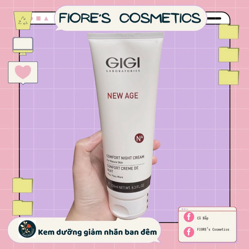 Kem trẻ hoá giảm nhăn Gigi New Age Night Cream