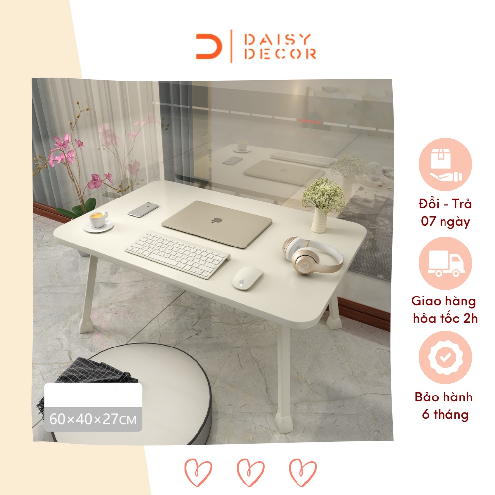 Bàn học gấp gọn đa năng Daisy Decor phong cách hiện đại Bàn học sinh sinh viên