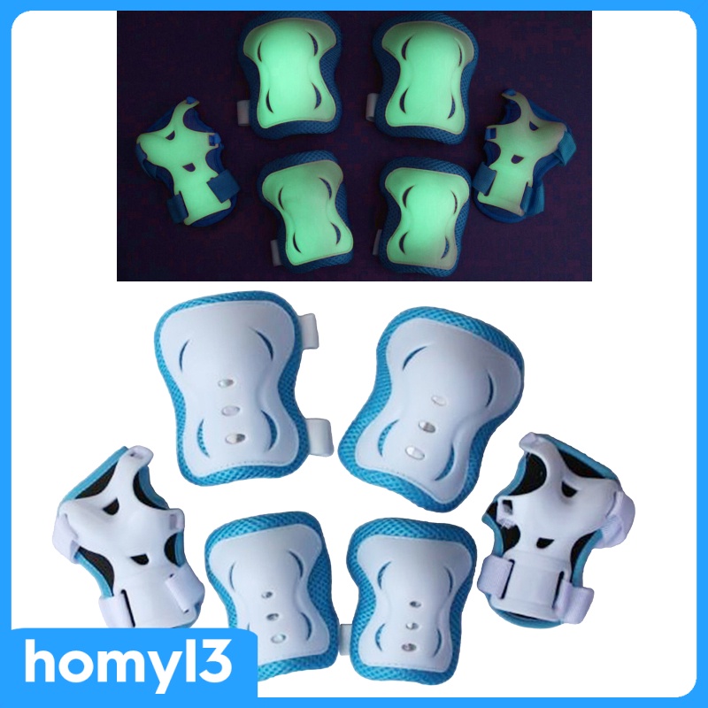 Bộ Đai Quấn Bảo Vệ Đầu Gối Và Khuỷu Tay 6 Trong 1 Cho Bé Khi Đi Xe Đạp / Trượt Ván