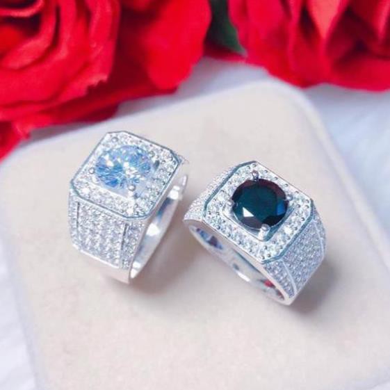 Nhẫn Bạc Nam Đẹp Bạc Ta chuẩn 100% S925 , thân nhẫn được làm dày dặn , cảm giác ôm ngon tay , cho các a tự tin cưa gái