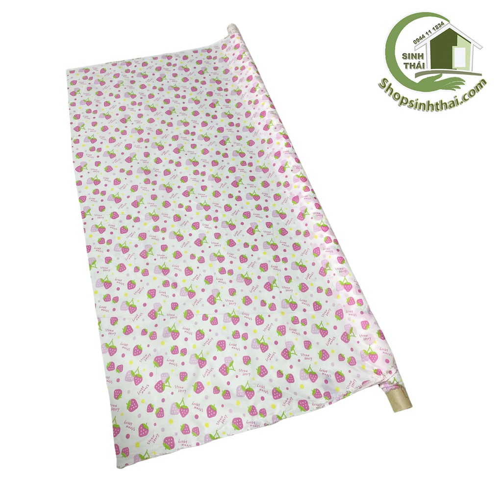 Vải lót hình trái dâu, vải may lót ba lô, túi xách