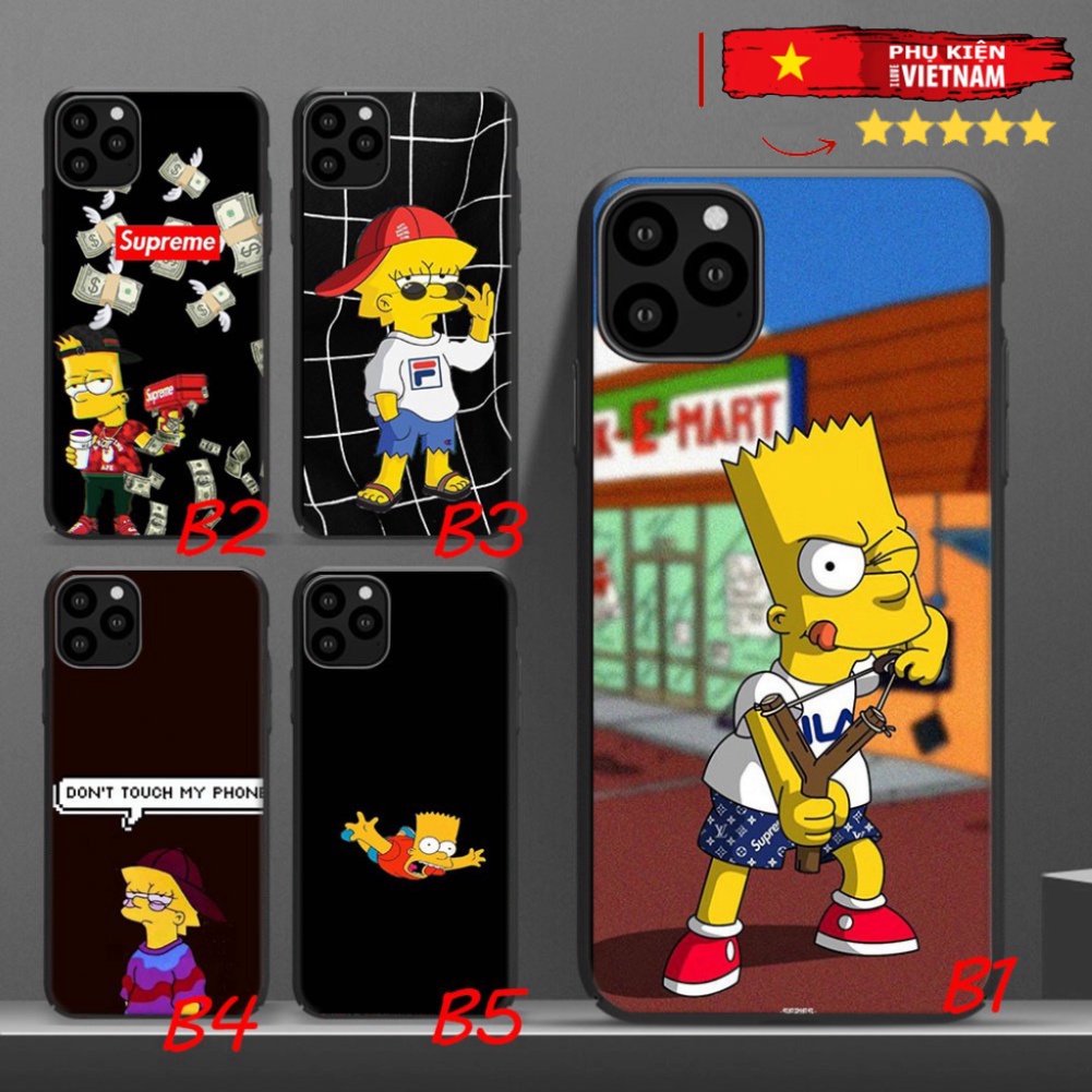 Ốp lưng iphone 6/6plus/6s/6splus/7/7plus/8/8plus/x/xr/xs/11/pro/max/plus/promax Bart Simpson 241 PKVN