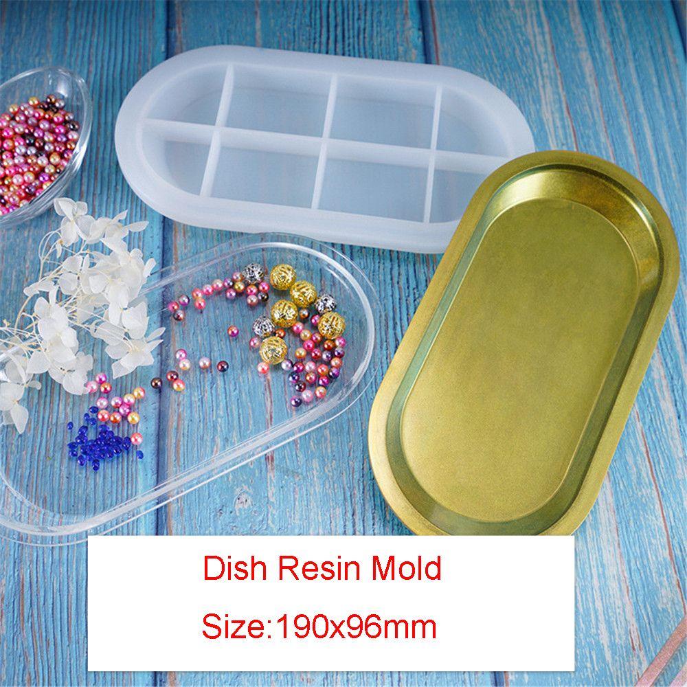 Khuôn Làm Vật Liệu Epoxy Resin Hình Oval / Tròn