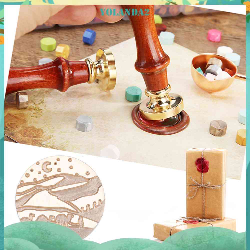 Đầu Con Dấu Bằng Sáp Dùng Làm Thẻ Mời Cưới Phong Cách Retro