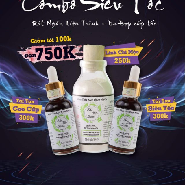 Combo 2 tái tạo 1 linh chi