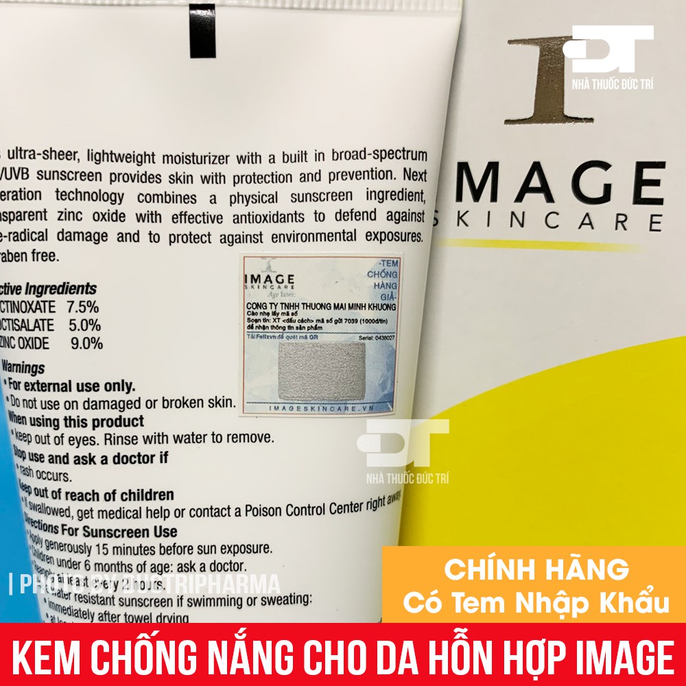 Kem Chống Nắng Image SPF50 Da Hỗn Hợp Và SPF 30 Cho Da Khô | BigBuy360 - bigbuy360.vn