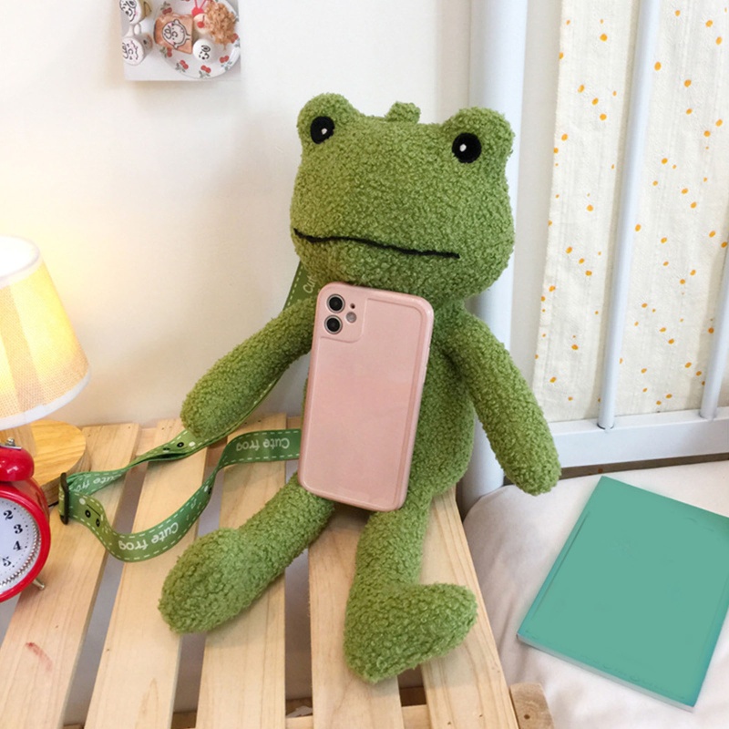 Túi Đeo Chéo Hình Chú Ếch Hoạt Hình Ngộ Nghĩnh