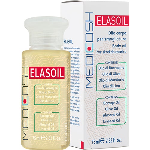 Dầu dưỡng ẩm Medicosh Elasoil làm đều màu và mờ vết rạn da