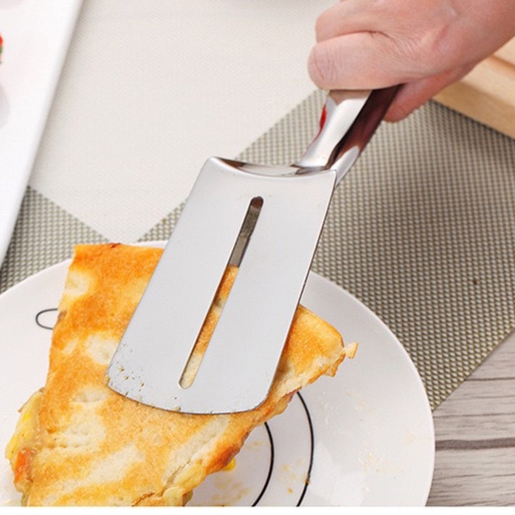 Xẻng inox gắp thức ăn/ kẹp gắp đồ thức ăn nóng/ chiên nướng thực phẩm đa năng đồ dùng nhà bếp