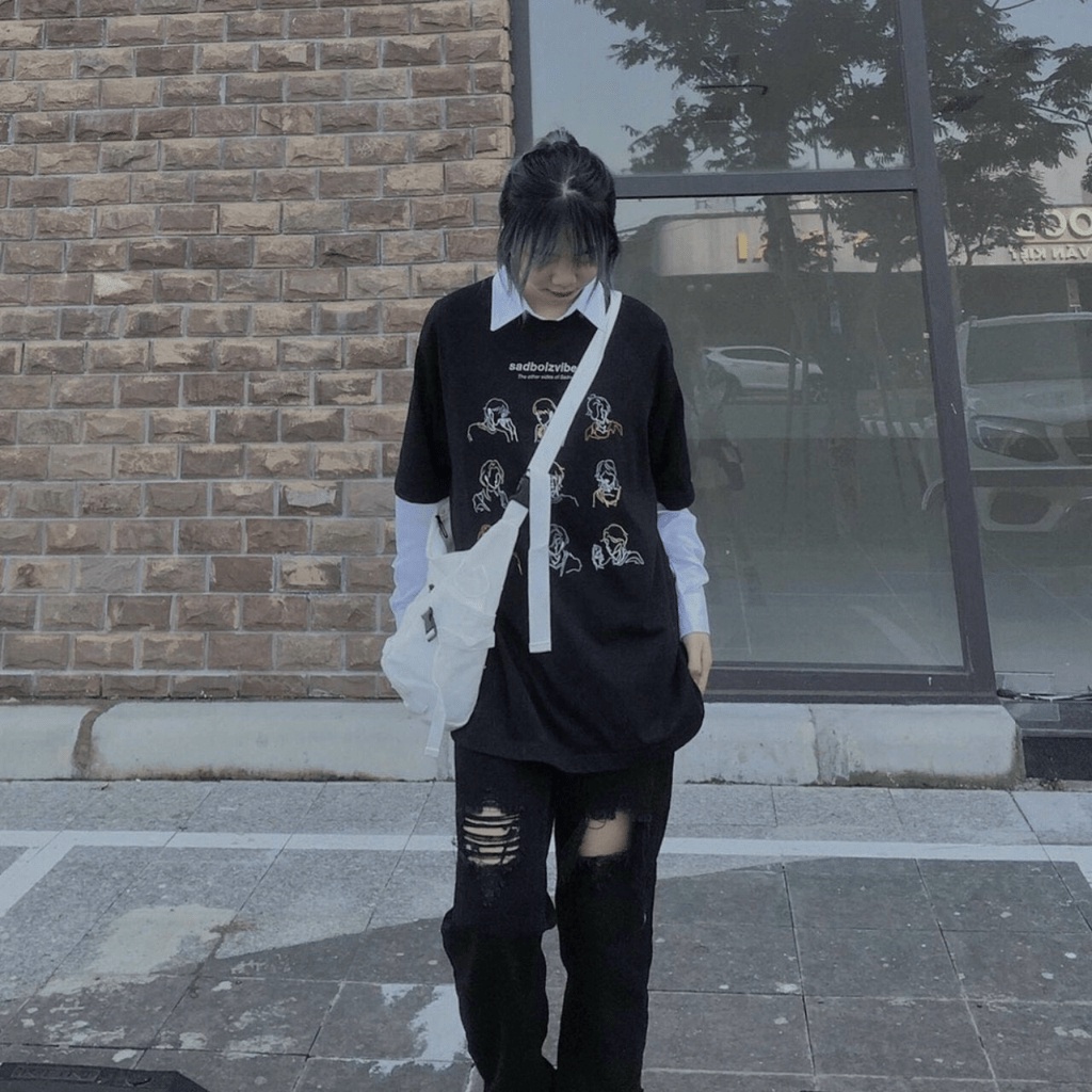 Áo thun nam nữ tay lỡ form rộng unisex hàn quốc hot hit cho các bạn trẻ KME FASHION