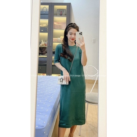 BÁN SỈ VÁY LEN TRƠN LÔNG THỎ DÁNG SUÔNG CHO NỮ