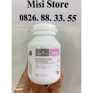 DHA Bầu Bioisland 60 viên, DHA BẦU Mẫu Mới
