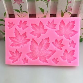 Khuôn silicon 4D Lá phong