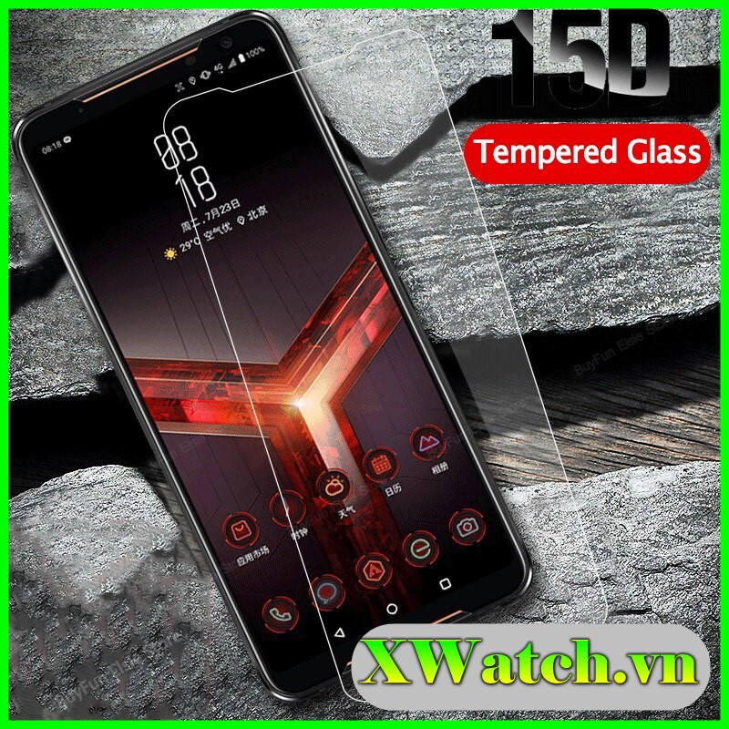 Cường lực trong suốt Asus Rog Phone 2 Rog  Phone 3 Rog Phone 5 (Tặng keo chống hở mép)