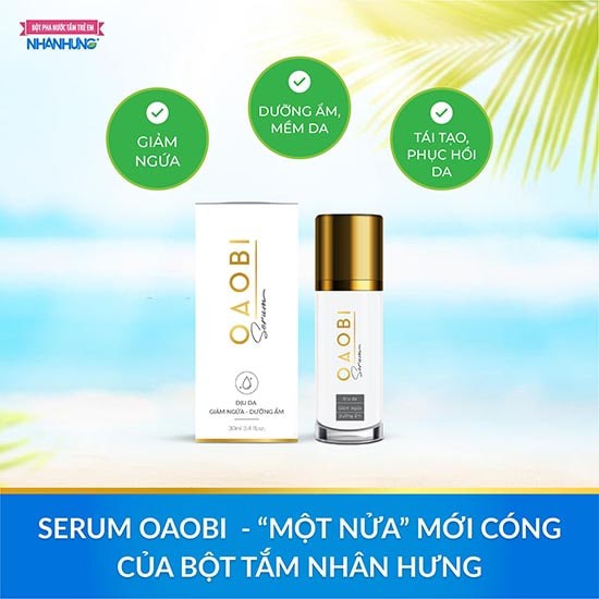 [CHÍNH HÃNG] Serum dịu da, giảm ngứa, ngừa sảy rôm OAOBI 30ML.