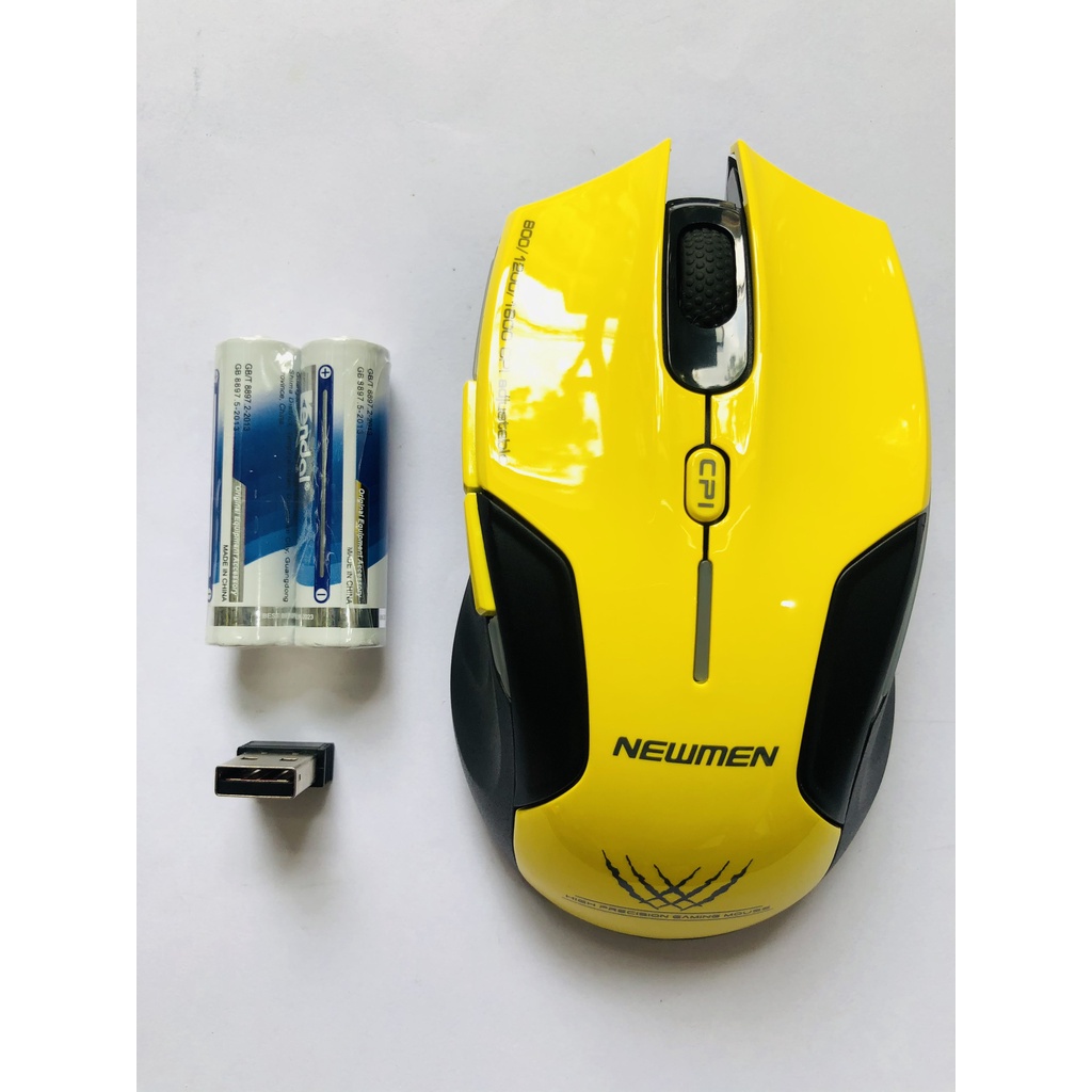 Chuột Gaming NEWMEN E500-Y không dây - Hàng Chính Hãng