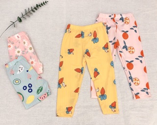 set 5 Quần legging cho bé siêu yêu