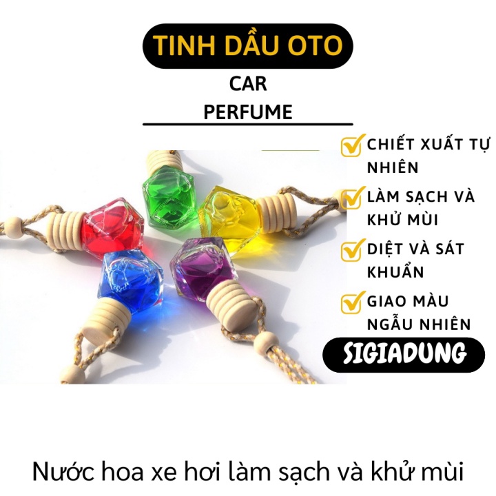 [SGD] Tinh Dầu Xe Hơi - Nước Hoa Treo Ô Tô Chiết Xuất Thiên Nhiên Khử Mùi Xe 4244