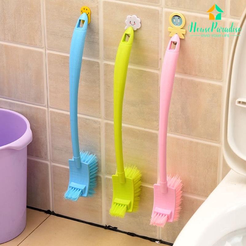 Bàn Chải Vệ Sinh Toilet Hai Mặt Bằng Nhựa Mềm