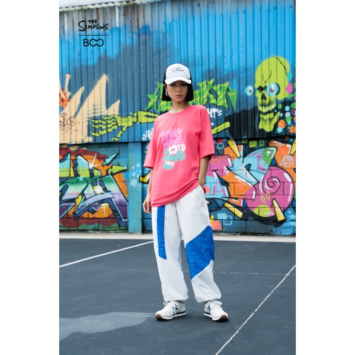 Quần Jogger BOO Unisex Dáng Rộng In Graphic The Simpsons BZL