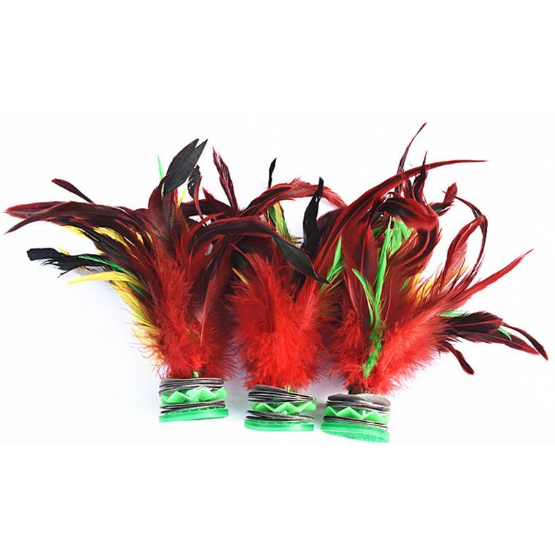 Set 5 Trái Cầu Lông Đồ Chơi Jianzi Trung Hoa Nhiều Màu Sắc