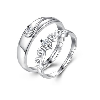 NHẪN ĐÔI CÁNH THIÊN THẦN - NHẪN BẠC HÀN QUỐC CAO CẤP