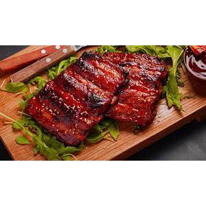 Ba chỉ lợn thái nướng BBQ - 500g