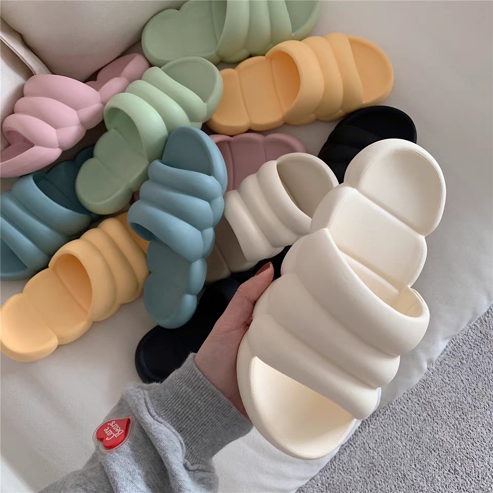 Dép quai ngang nam nữ hình con sâu