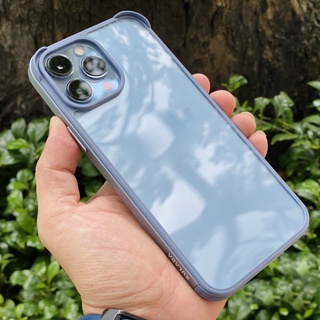 Ốp lưng iPhone 14/ 13/ 13 Pro/ 13 Pro Max, ốp chống sốc, ốp lưng trong suốt viền màu hiệu Sulada