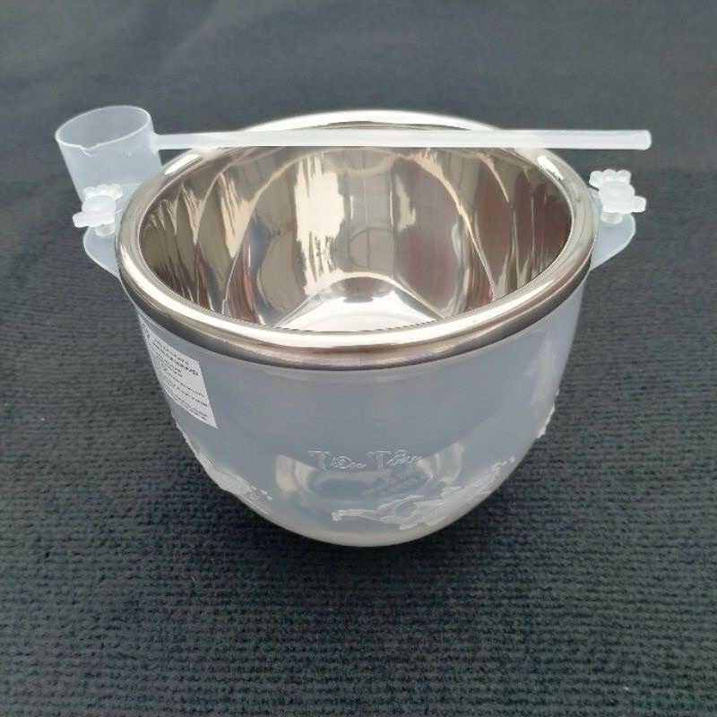 Bát ướp lạnh rượu bằng inox cao cấp, dụng cụ ướp rượu lạnh kèm muỗng