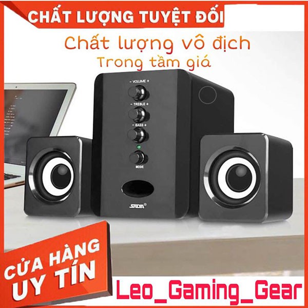 Loa Máy Tính SADA D-202, Có Núm Chỉnh BASS Và TREBLE D-202, Có Núm Chỉnh BASS Và TREBLE-Sleepless Gaming