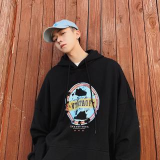 Áo hoodie dáng rộng trẻ trung thời trang dành cho nam