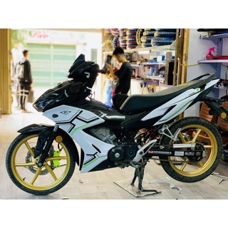 Tem rời honda winner x y16zr trắng phối xanh lá