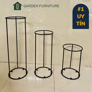 Chân sắt để chậu hoa, giá để hoa đẹp, kệ để cây cảnh trong nhà ,sân vườn đơn giản, tiện lợi, sang trọng