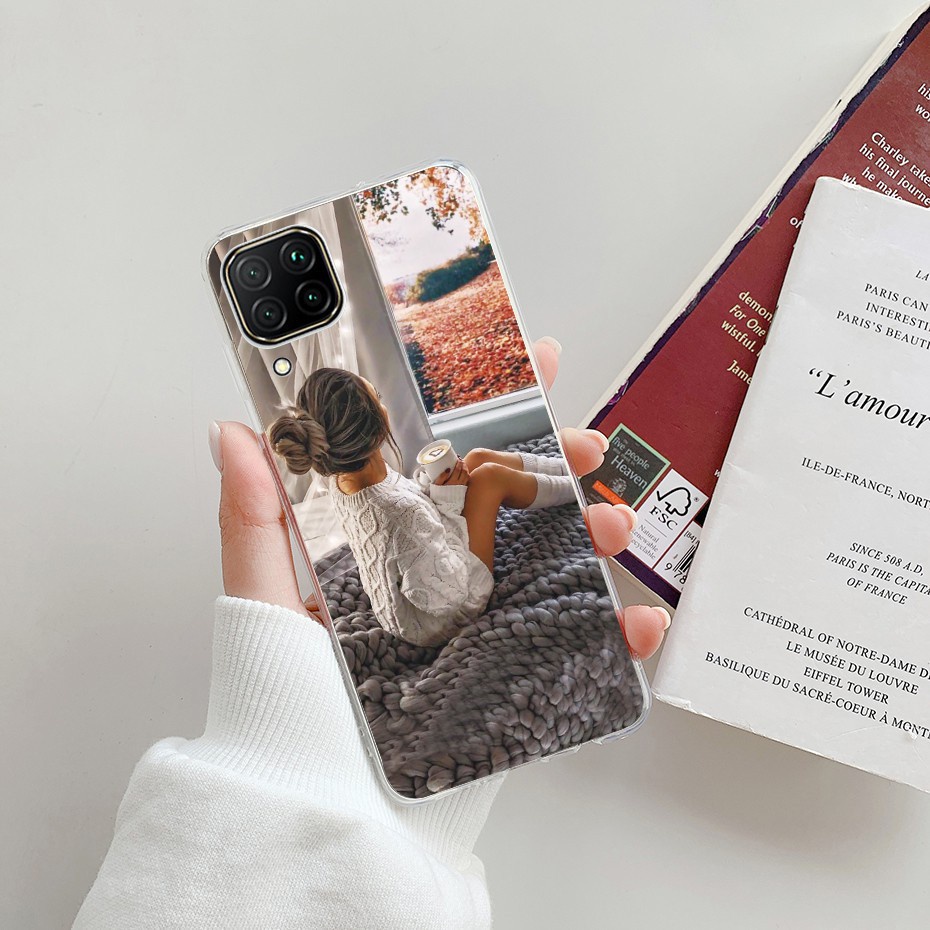 Ốp điện thoại TPU mềm họa tiết hoa xinh xắn thời trang cho Samsung Galaxy A42 5G A12 2020