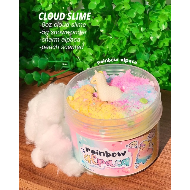 CỪU ALPACA CẦU VỒNG - slime mây