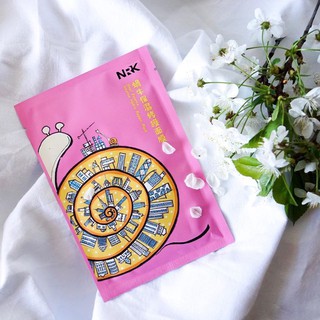 Mặt Naruko Ốc sên giúp dưỡng ẩm và phục hồi da hộp 10 miếng - NRK Snail essence intense hydra repair