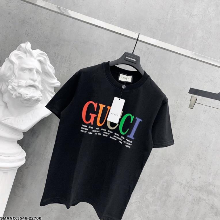 Áo Phông GC Nam In Chữ Ngực Siêu Đẹp - Áo Thun GC Nam In Chữ Bảy Màu Cực Chất