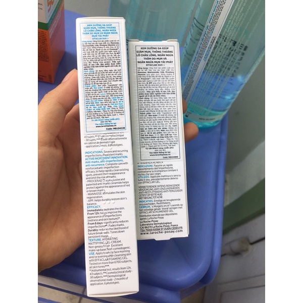 Kem giảm mụn, ngừa thâm La Roche Posay Effaclar Duo+ 15ml 40ml