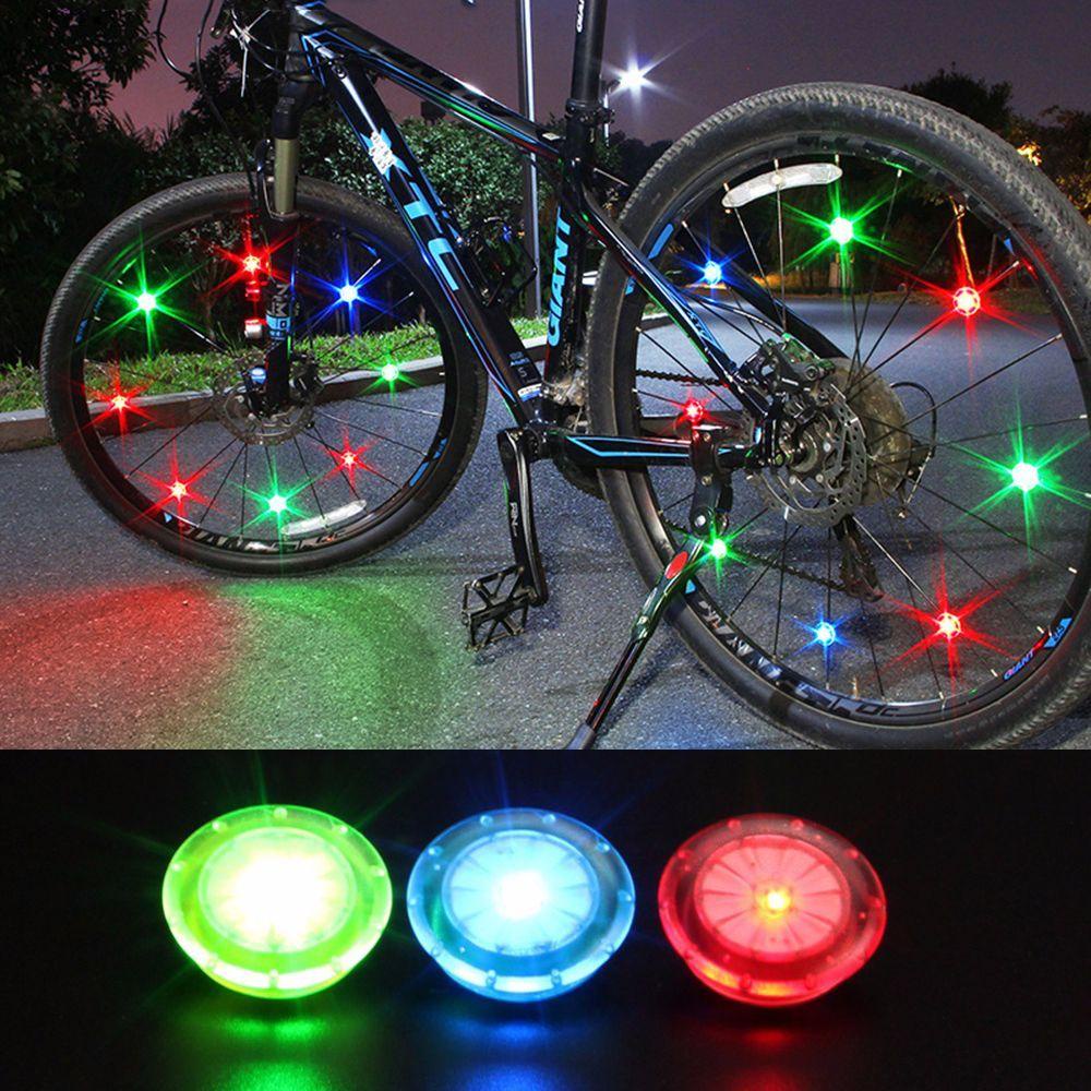 MUVAKO Đèn Cảnh Báo Ánh Sáng Căm Xe Đạp Mới