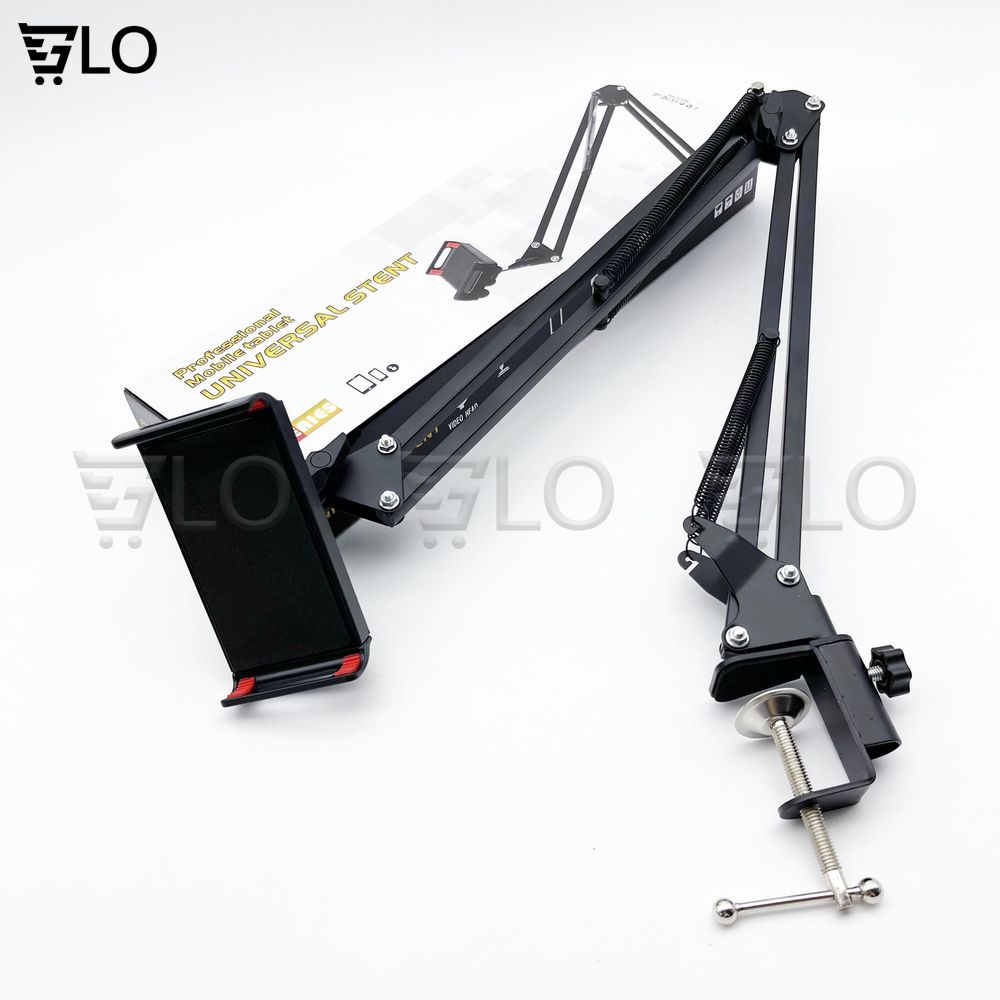 Giá Đỡ Kẹp Ipad, Máy Tính Bảng, Điện Thoại Để Đầu Giường, Cạnh Bàn Xoay 360 Độ