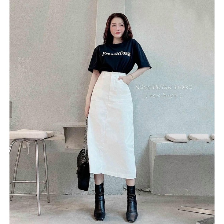 Sét French + chân váy kaki TT | BigBuy360 - bigbuy360.vn