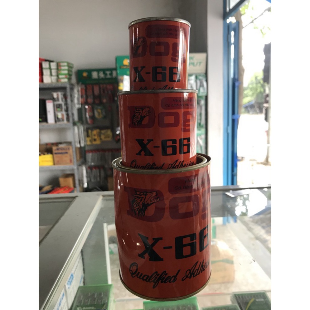 Keo con chó X66 - keo dán dày dép