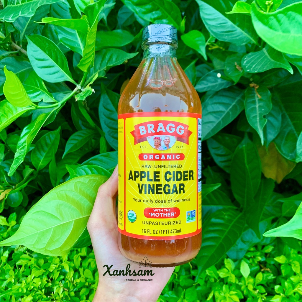 Giấm Táo Hữu Cơ Bragg hàng Mỹ  - XanhSam Organic