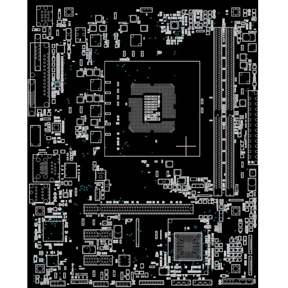 Sơ đồ mạch Boardview Asus H110M-D rev 1.01 H110M D