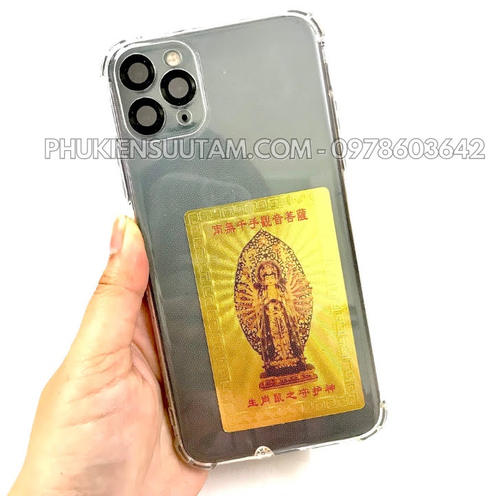 Thẻ Kim Bài Phật Bản Mệnh Tuổi Tý - Bồ Tát Thiên Thủ Thiên Nhãn - TMT Collection - SP005716